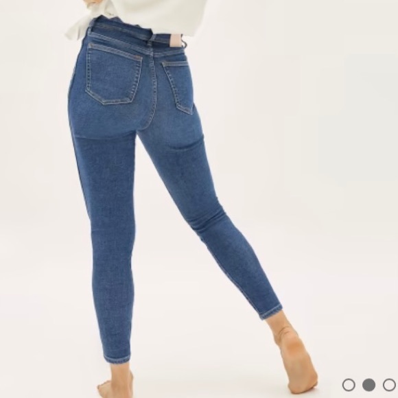[sold] NWT EVERLANE Way-High Clean Front Skinny Jean - Picture 4 of 6